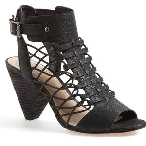 Vince Camuto black wedges